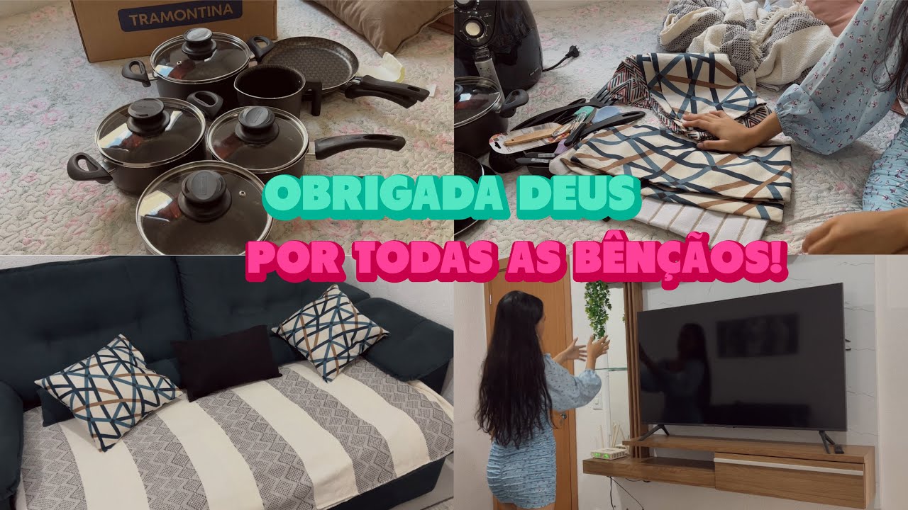 OLHEM O QUE CHEGOU || NOSSA CASA ESTÁ FICANDO LINDA!