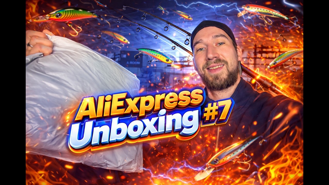 AliExpress Angelköder UNBOXING 😱 Taugen die wirklich was?! | AliExpress Unboxing #7
