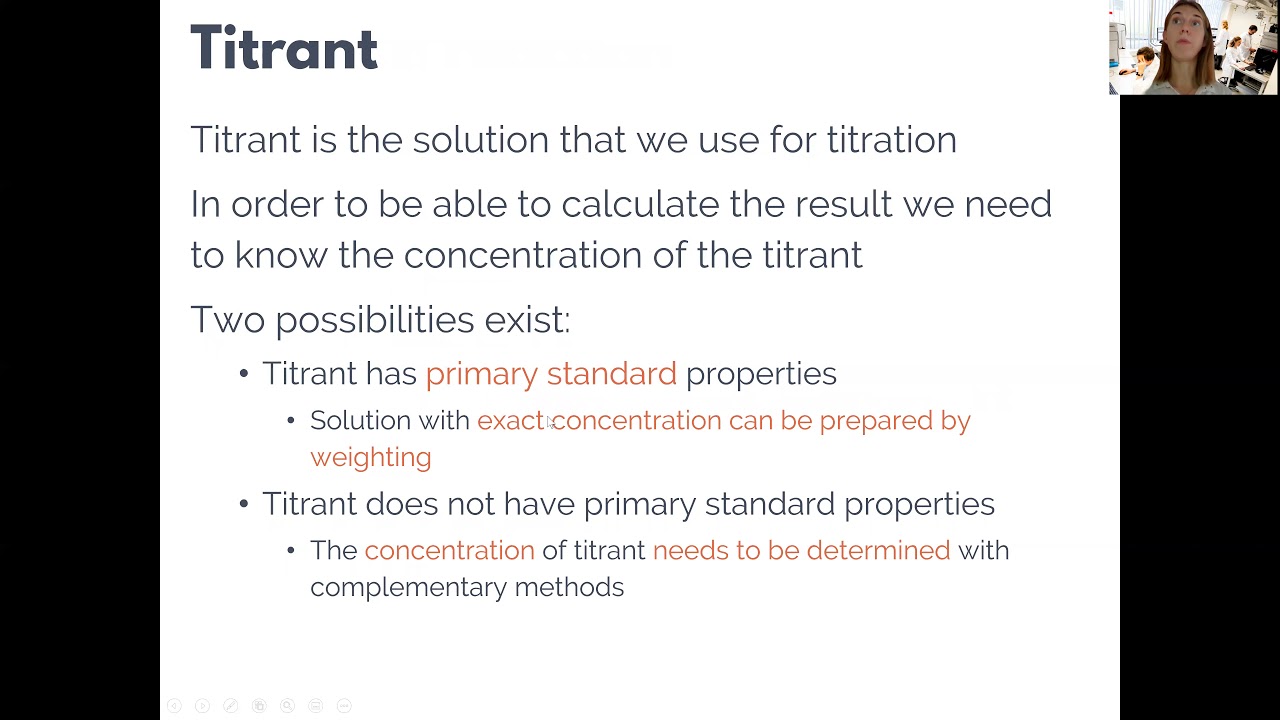 Introduction to titration methods