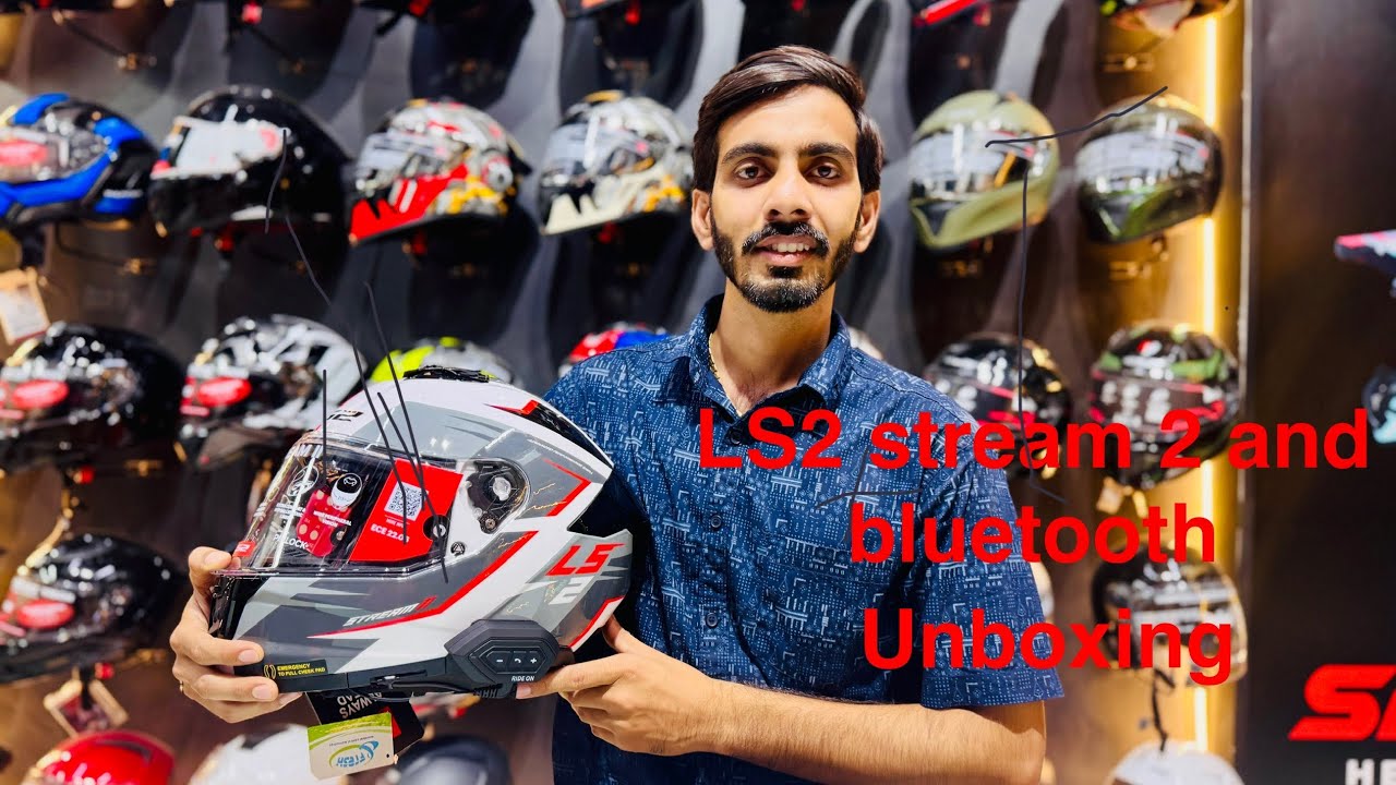 LS2 Stream 2 FF320 Helmet Unboxing & Ride On Bluetooth Installation | Best Helmet Setup 2025