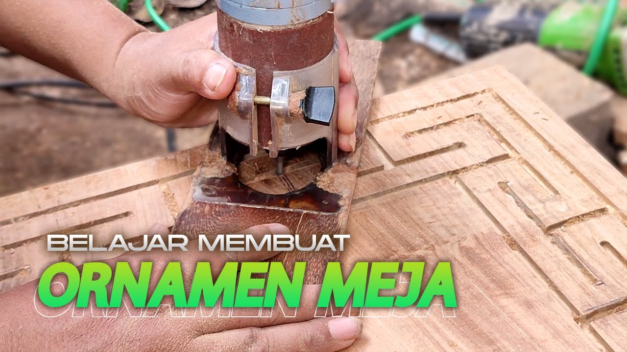 Membuat Ornamen Meja | Belajar Ukir Kayu