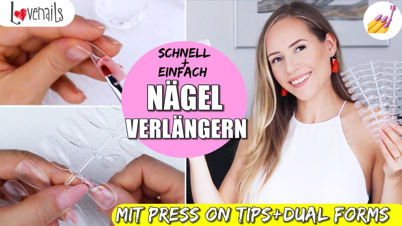 FULLCOVER TIPS vs DUAL FORMS - Nägel verlängern mit Lovenails  | Nails »Lalalunia«