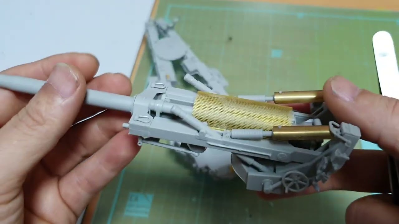 TRUMPETER  1/35  M198 155mm Medium Towed Howitzer  Part1 Temporaty assembly and details up