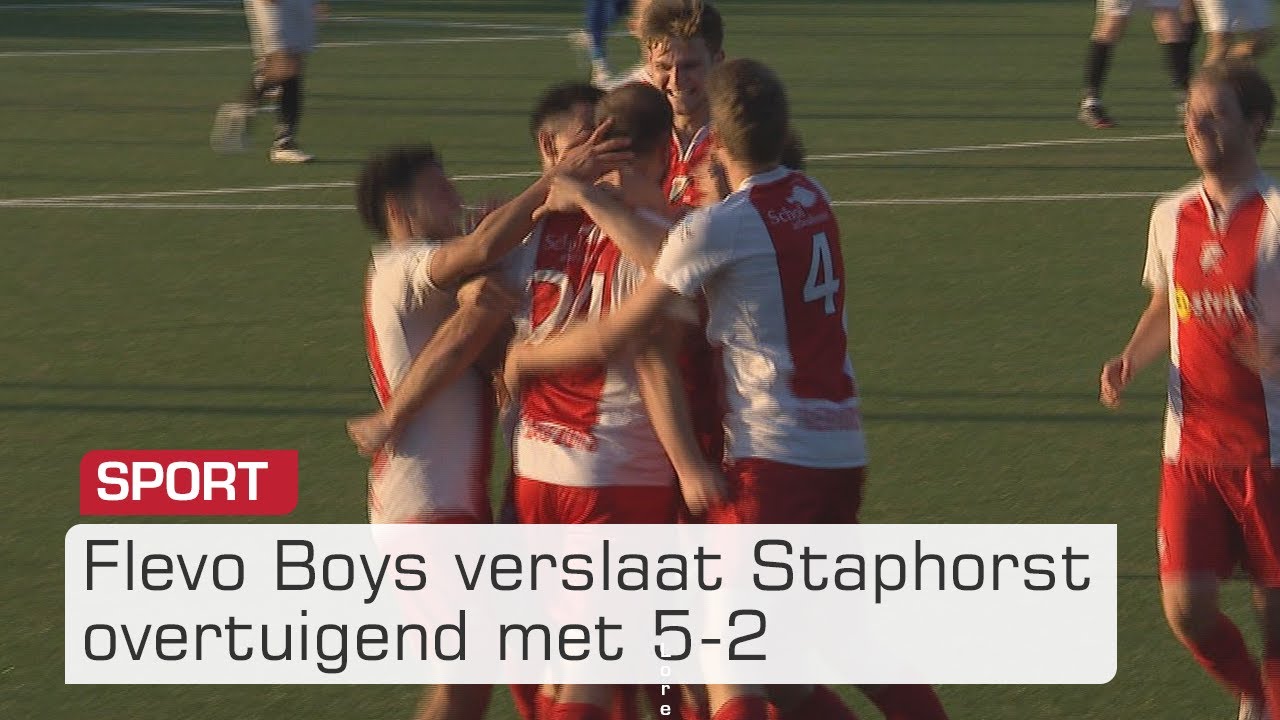 Flevo Boys domineert Staphorst na prachtige goal Dijkman voor rust | Omroep Flevoland