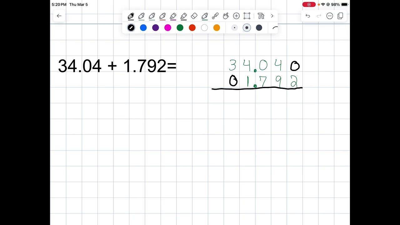 Decimal Addition