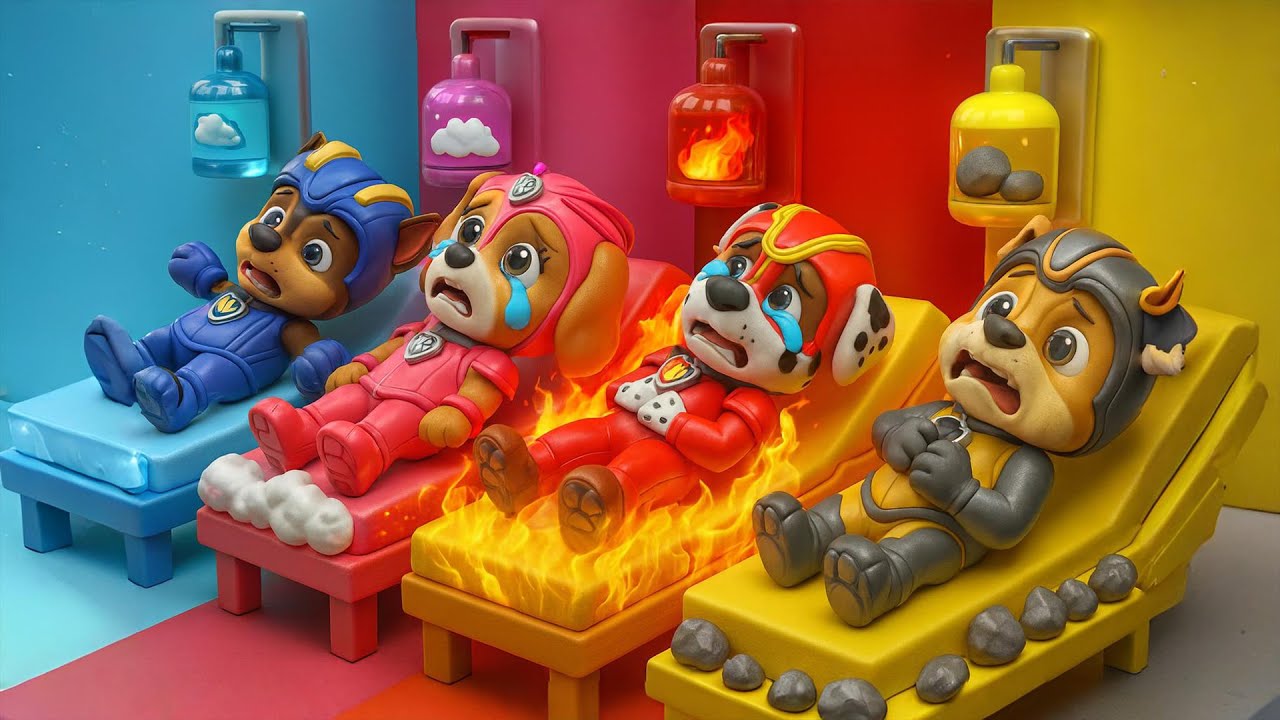 Paw Patrol Is Missing Their Colors | Paw Patrol 3D Animation | PAW Patrol Ultimate Rescue | Rainbow