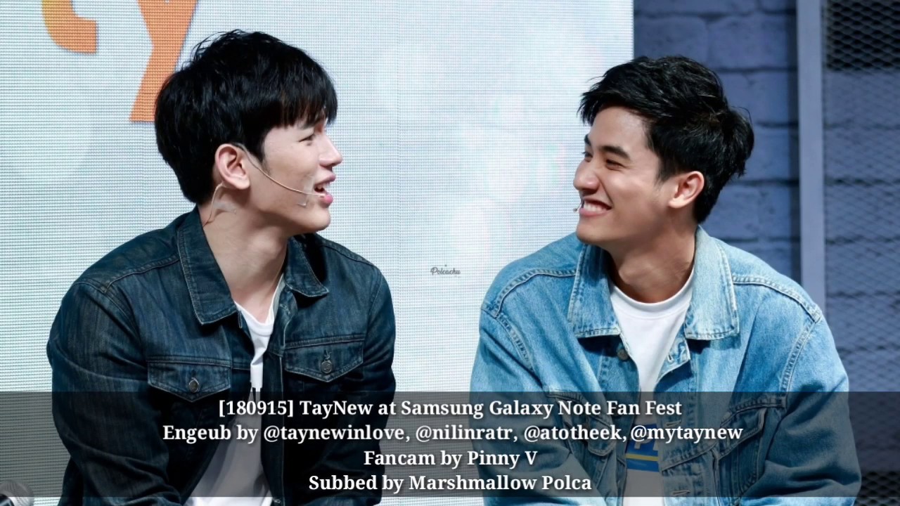 [ENGSUB] 180915 - TayNew at Samsung Galaxy Note Fan Fest