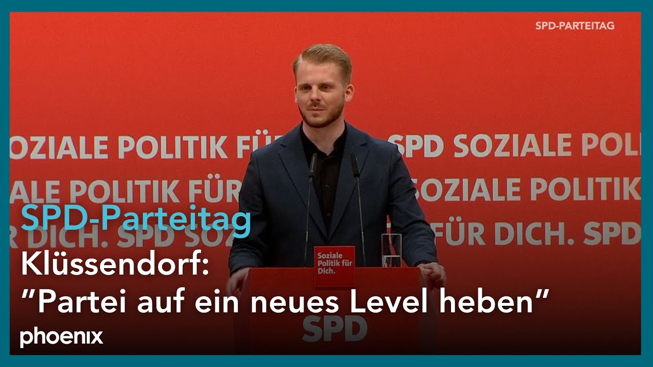 SPD-Parteitag: Vorstellungsrede des designierten Generalsekretärs Tim Klüssendorf