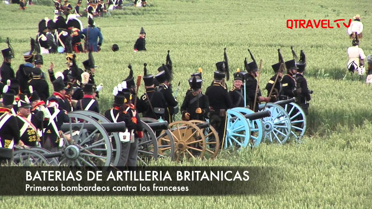 Recreación de la Batalla de Waterloo