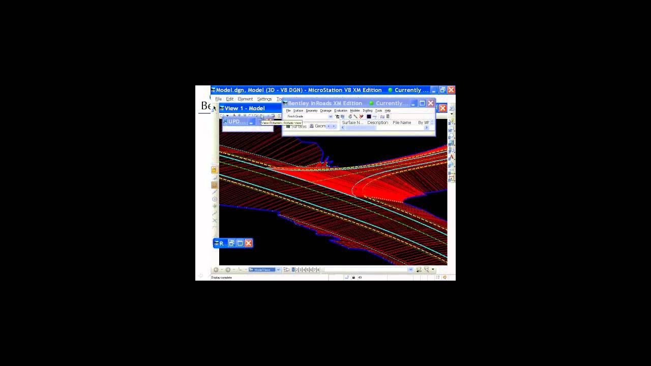 InRoads Roadway Designer - XM Edition