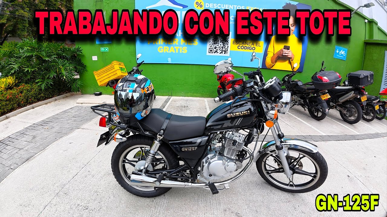GN 125F / UN DIA DE TRABAJO EN MOTO / SUZUKI GN 125 / DELIVERY 
