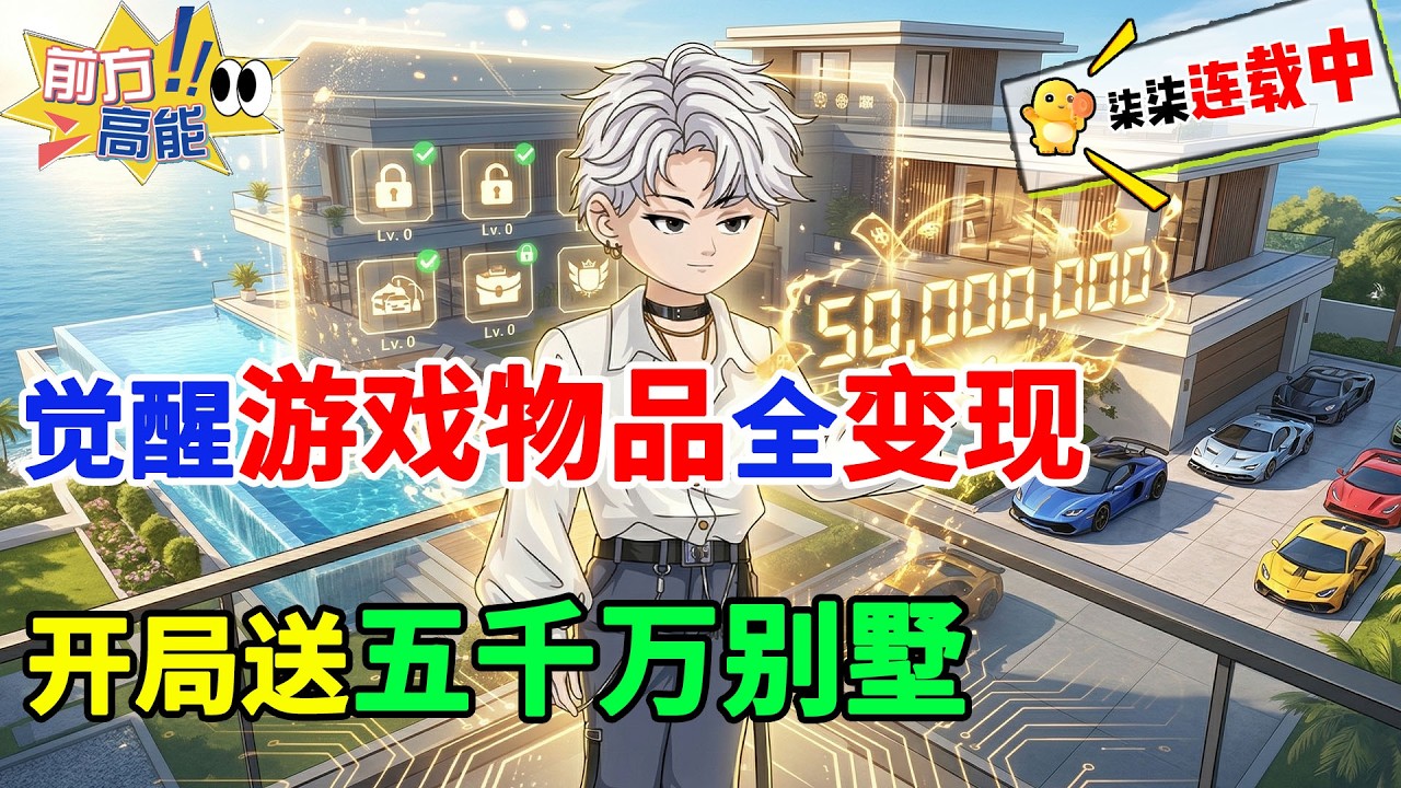 车祸大难不死必有后福？觉醒游戏现实变现，开局送五千万别墅！#虾仁 #沙雕动画 #神豪系统 #逆袭 #爽文 #致富 #打脸 #游戏变现 #都市传奇 #一口气看完 #签到奖励 #财务自由 #柒柒漫舍