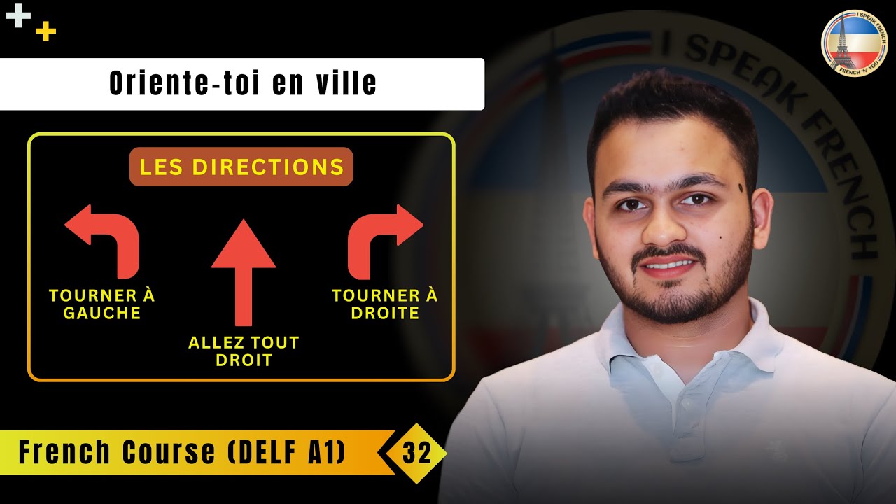 Lecture 32 | Oriente-toi en ville  | DELF A1 Course Prof Parth Agarwal | French 'N' You