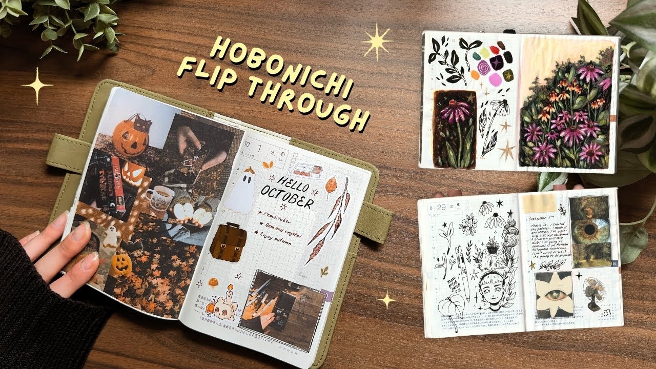 Hobonichi Techo A6 ✸ Пролистайте через 10 месяцев!
