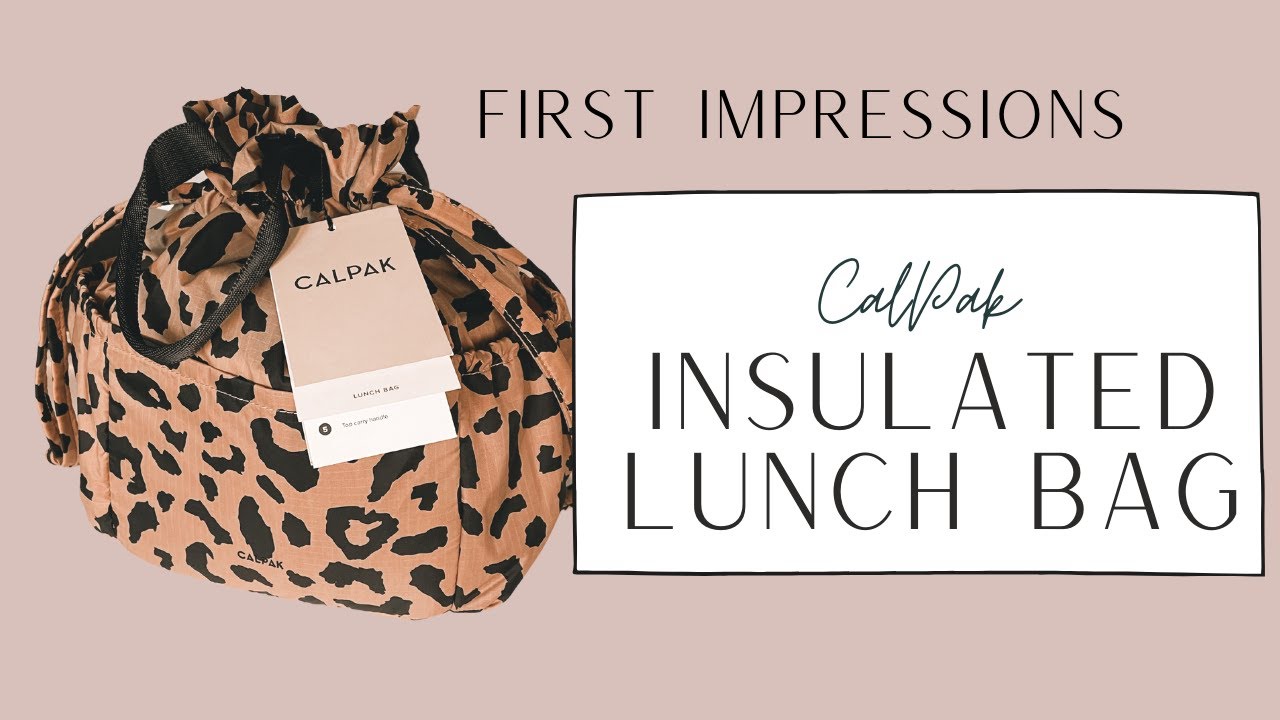 First Impressions: CALPAK Insulated Lunch Bag #calpak #lunchbag #firstimpressions