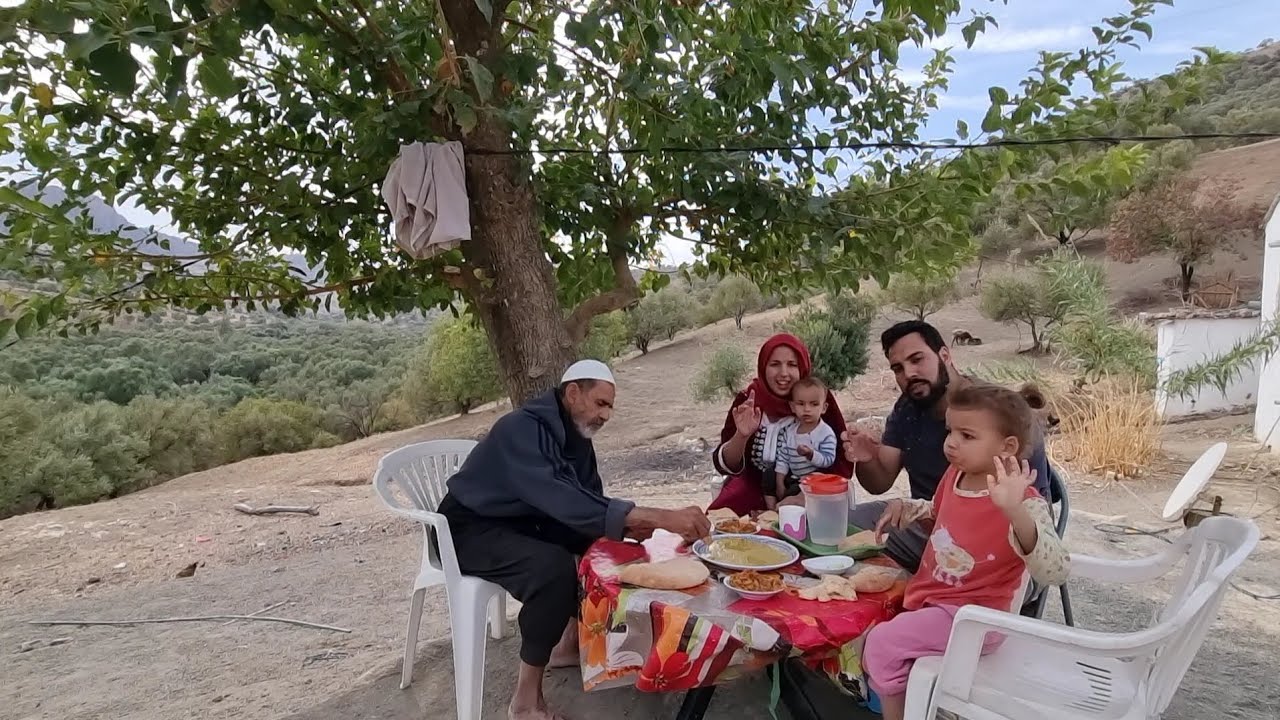 وجبة بسيطة من وجبات ناس البادية