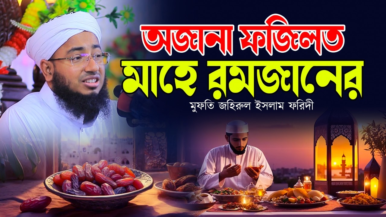 মাহে রমজানের অজানা ফজিলত শুনুন | মুফতি জহিরুল ইসলাম ফরিদী | Jahirul islam Faridi