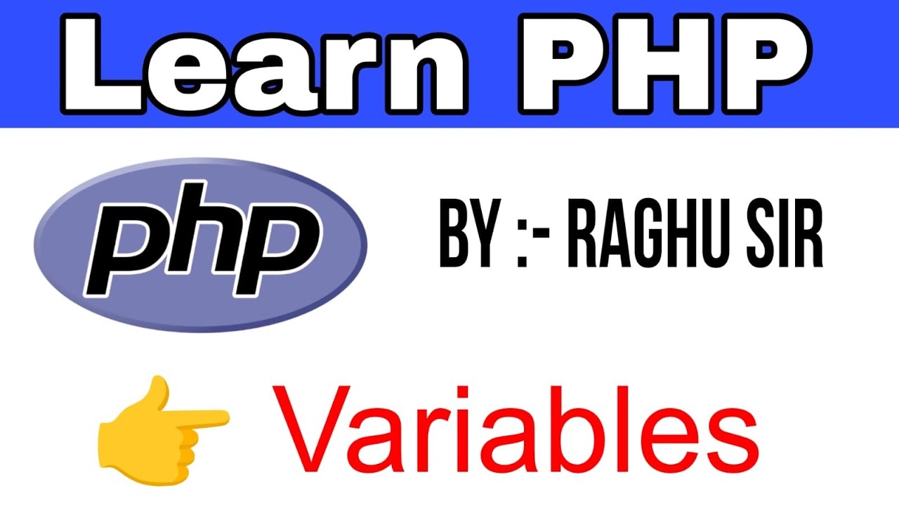 Tutorial for php variables with live example in hindi | How to define variables in php