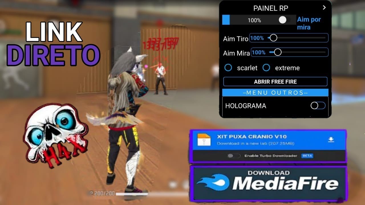 Painel HEADTRICK AIMBOT+wallgelo+gelo transparente