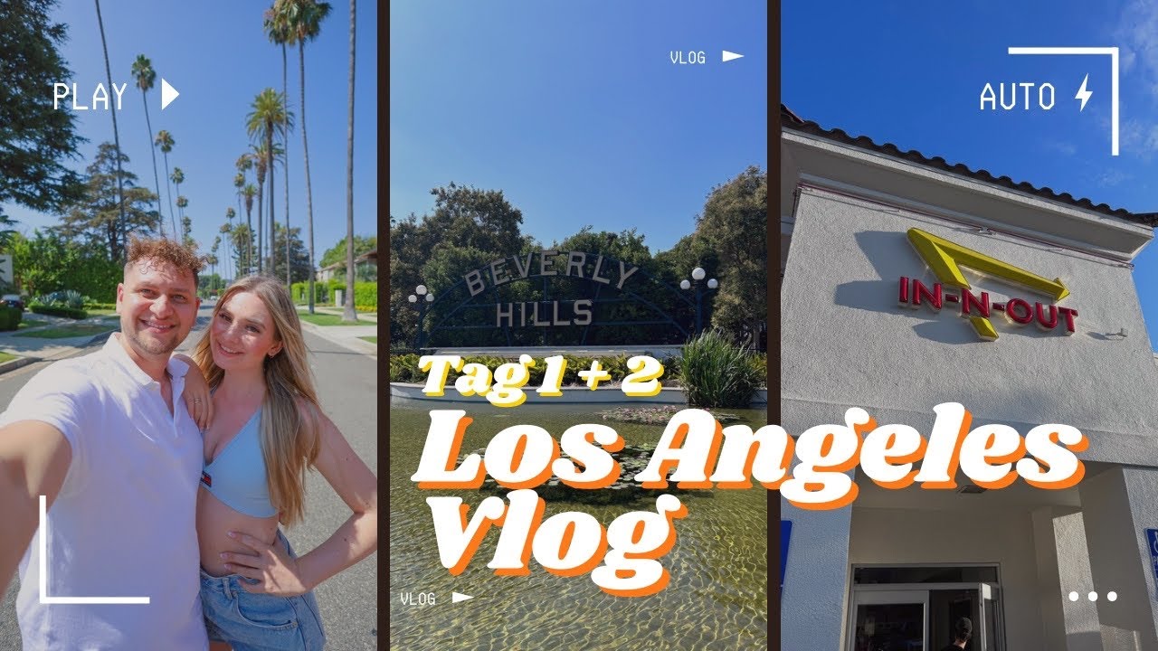 Das ERSTE MAL in LOS ANGELES - Vlog 🇺🇸🌴☀️