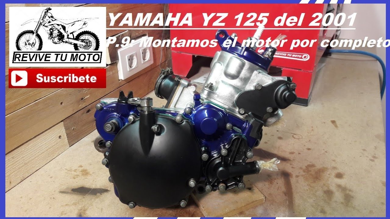 YAMAHA YZ 125 del 2001. Parte 9: ¿como colocar cilindro y piston?. REVIVE TU MOTO