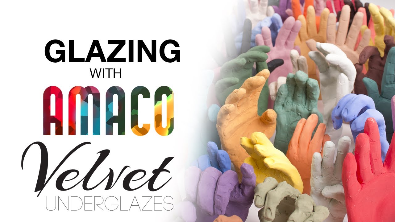 Glazing with Amaco: New Velvet Colors!