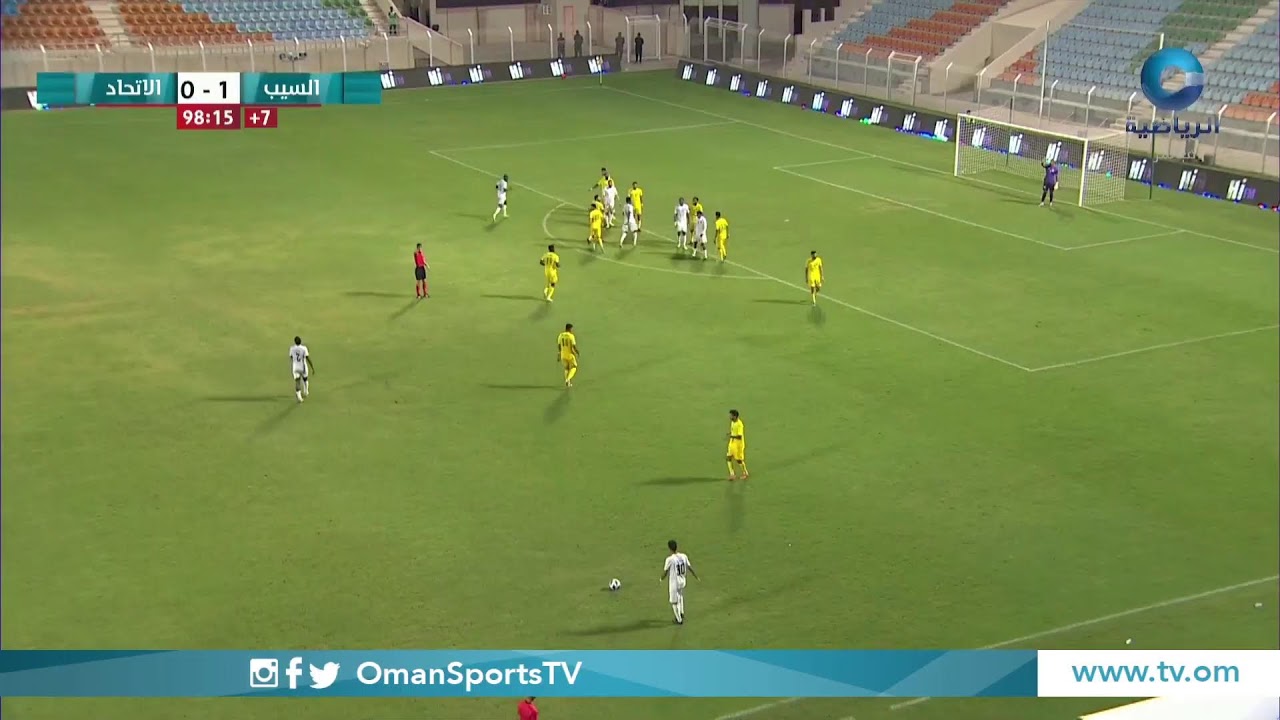 مباراة نادي ⁧‫#السيب‬⁩ ونادي ⁧‫#الاتحاد‬⁩ ضمن ⁧‫#دوري_عمانتل‬⁩ لكرة القدم