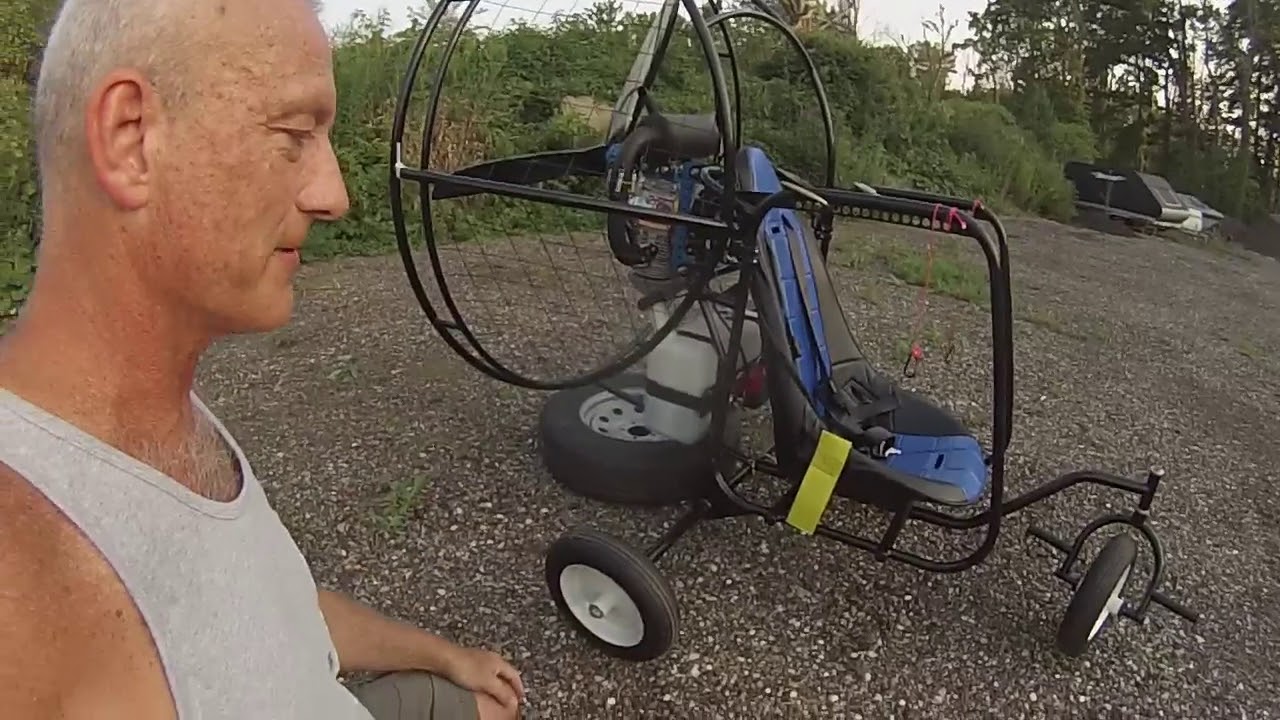 Home built PPG trike, Hirth F33 motor.