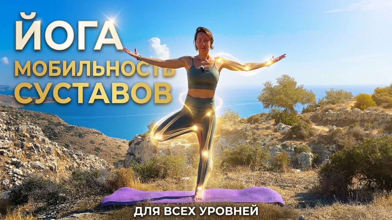ЙОГА для МОБИЛЬНОСТИ суставов | здоровые МЫШЦЫ | Идеально для ЛЮБООГО уровня
