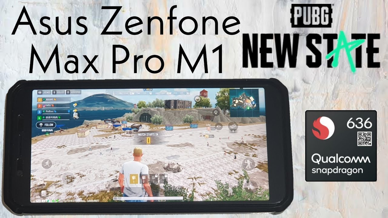 Asus Zenfone Max Pro M1 ¦ Snapdragon 636 ¦ PUBG NEW STATE TEST - 2021