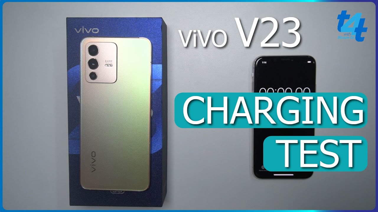 vivo V23 Charging Test with 44W Charger | 4200mah Battery