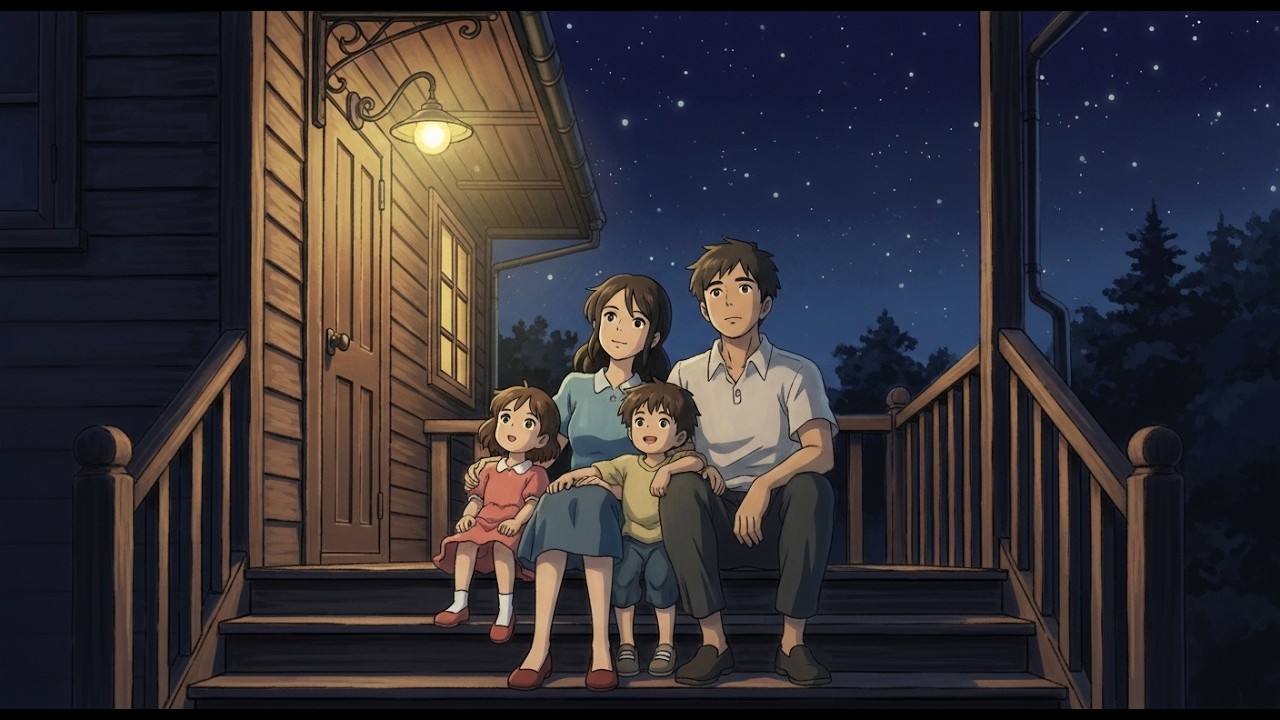 When Life Was Simple | 90s Summer Childhood (Ghibli Style)