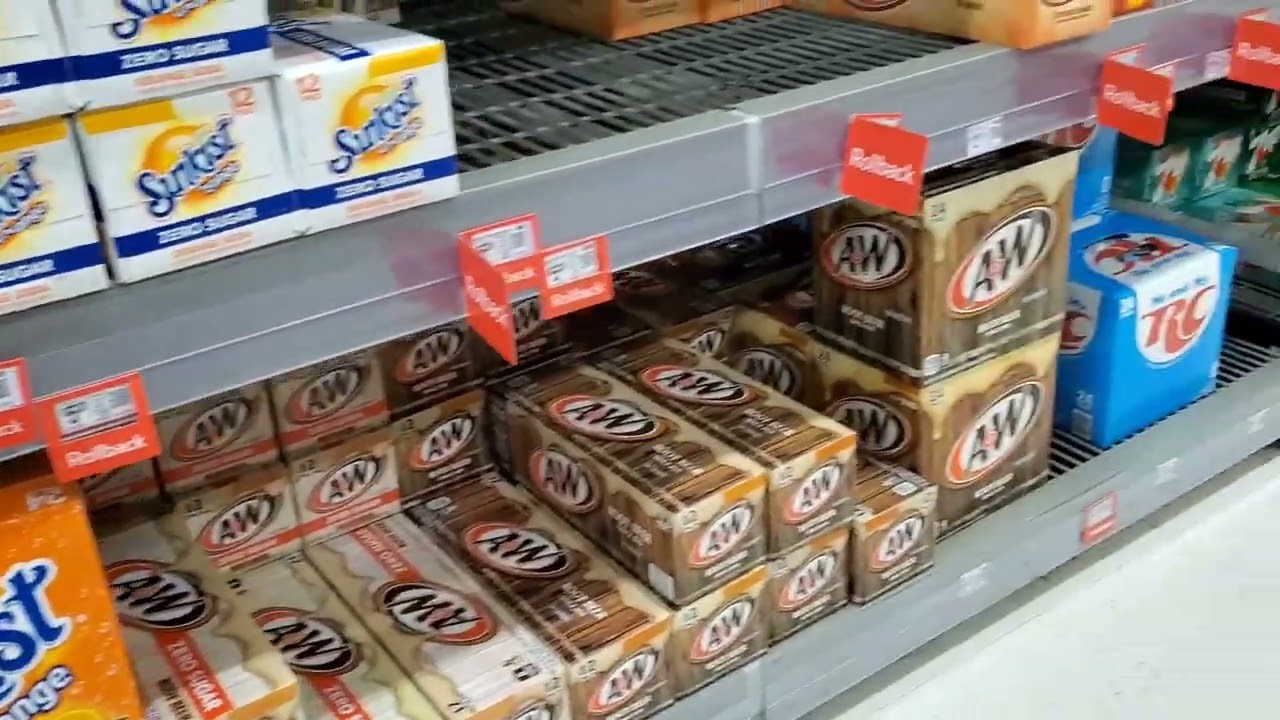 WOW! AMAZING SUPER ROLLBACK! NOW! SODA AISLE AT WALMART! #Walmart #pop #soda #asmr #amazing #sale