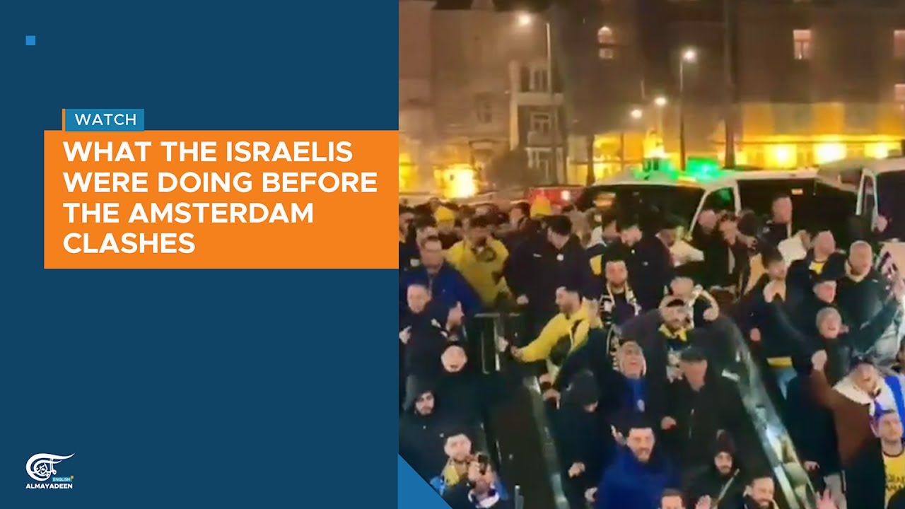 What the Israelis were doing before the Amsterdam clashes