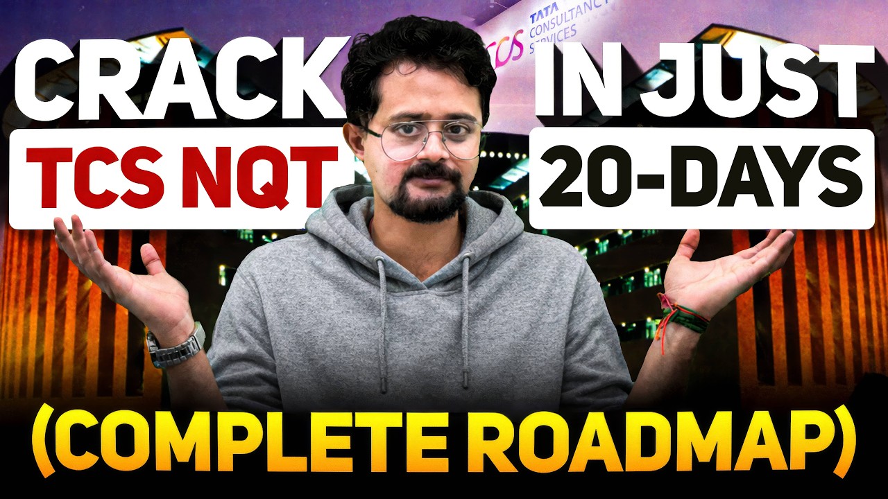 𝗗𝗼𝗻&rsquo;𝘁 𝗦𝘁𝗮𝗿𝘁 𝗧𝗖𝗦 𝗡𝗤𝗧 𝟮𝟬𝟮𝟲 𝗪𝗶𝘁𝗵𝗼𝘂𝘁 𝗪𝗮𝘁𝗰𝗵𝗶𝗻𝗴 𝗧𝗵𝗶𝘀 | 𝟮𝟬-𝗗𝗮𝘆 𝗥𝗼𝗮𝗱𝗺𝗮𝗽