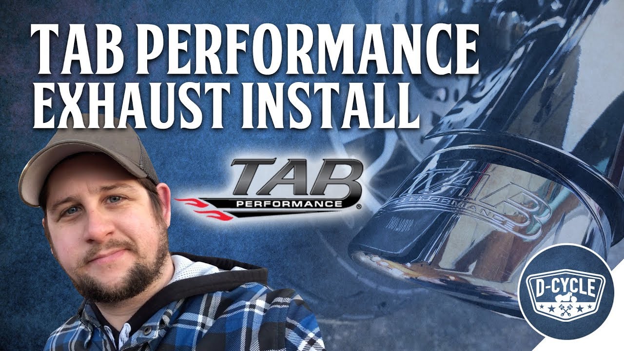 Установка выхлопной системы Tab Performance на Harley Davidson Sport Glide