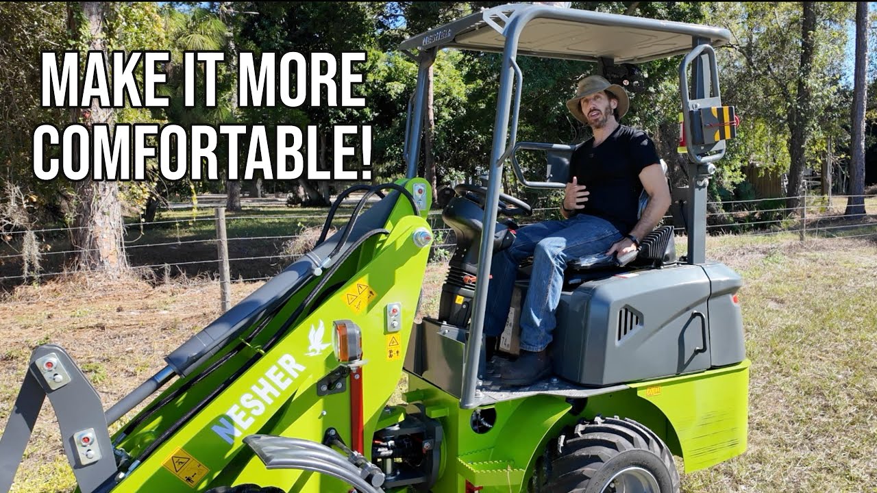 New Upgraded Suspension Comfort Seat for NESHER Electric Loaders