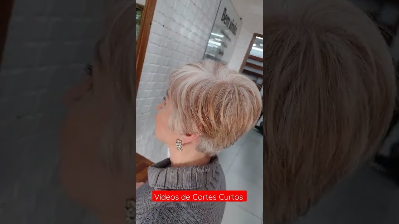 Corte Curto moderno 😱✂️ Curtinho moderno 😱✂️ #cortecurto #cortes #cortemoderno
