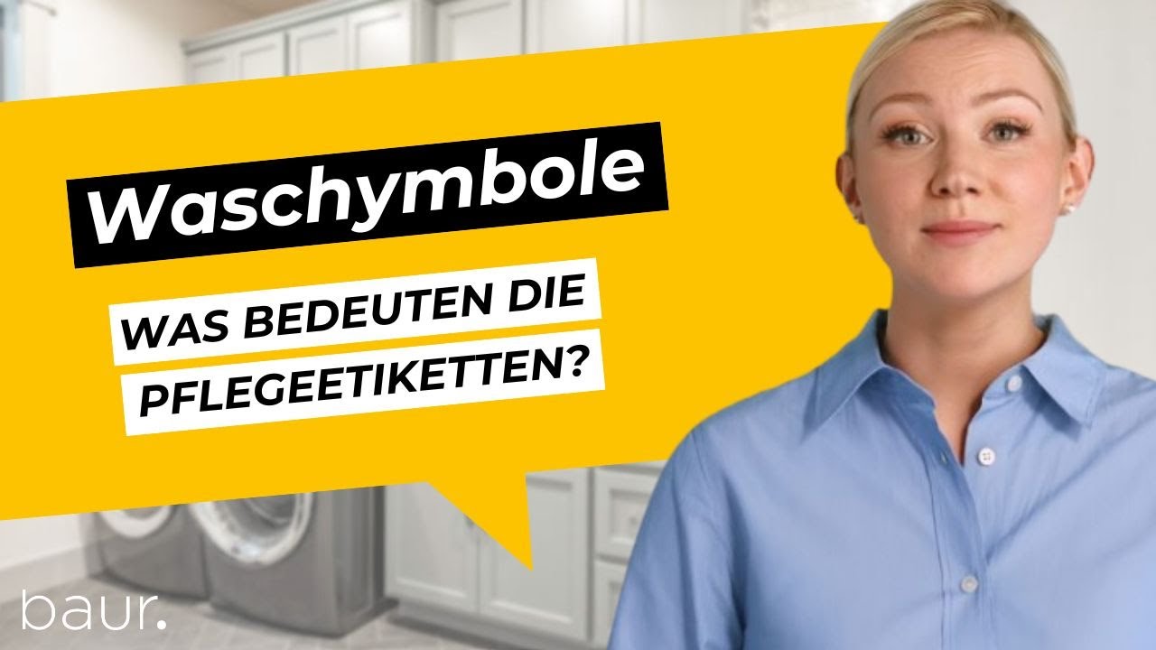 Waschsymbole: Was bedeuten die Pflegeetiketten? | BAUR