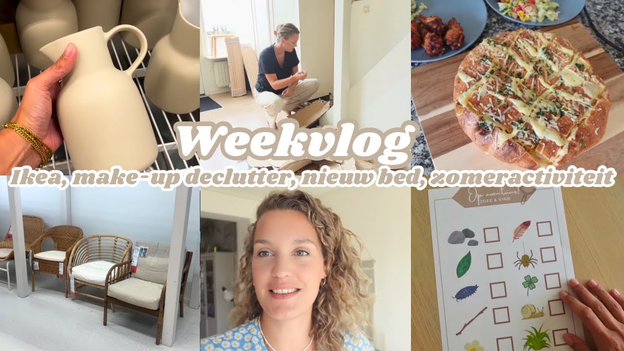 DOOR DE IKEA, PLUKBROOD RECEPT, ZOMERACTIVITEITEN KIDS | Weekvlog | Zeg maar Fem