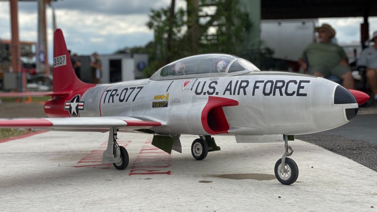Scale RC Turbine Lockheed T-33 Shooting Star (BVM Jets) -- Bomberfield USA 2021