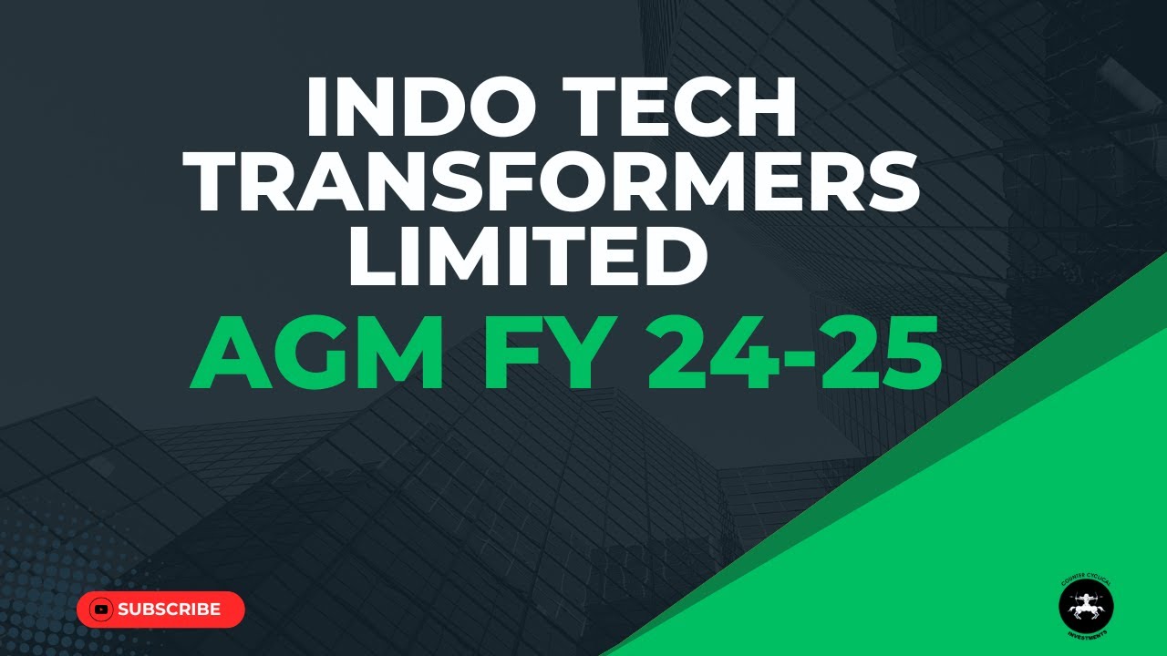 Ежегодное общее собрание акционеров компании Indo Tech Transformers Limited за 2024-2025 финансов...