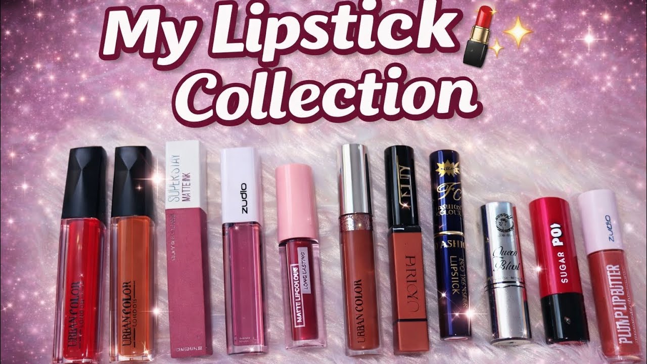 12 Lipsticks, 12 Moods 💄 | Which One’s Your Favourite? #lipstickcollection  #lipsticklover #beauty 