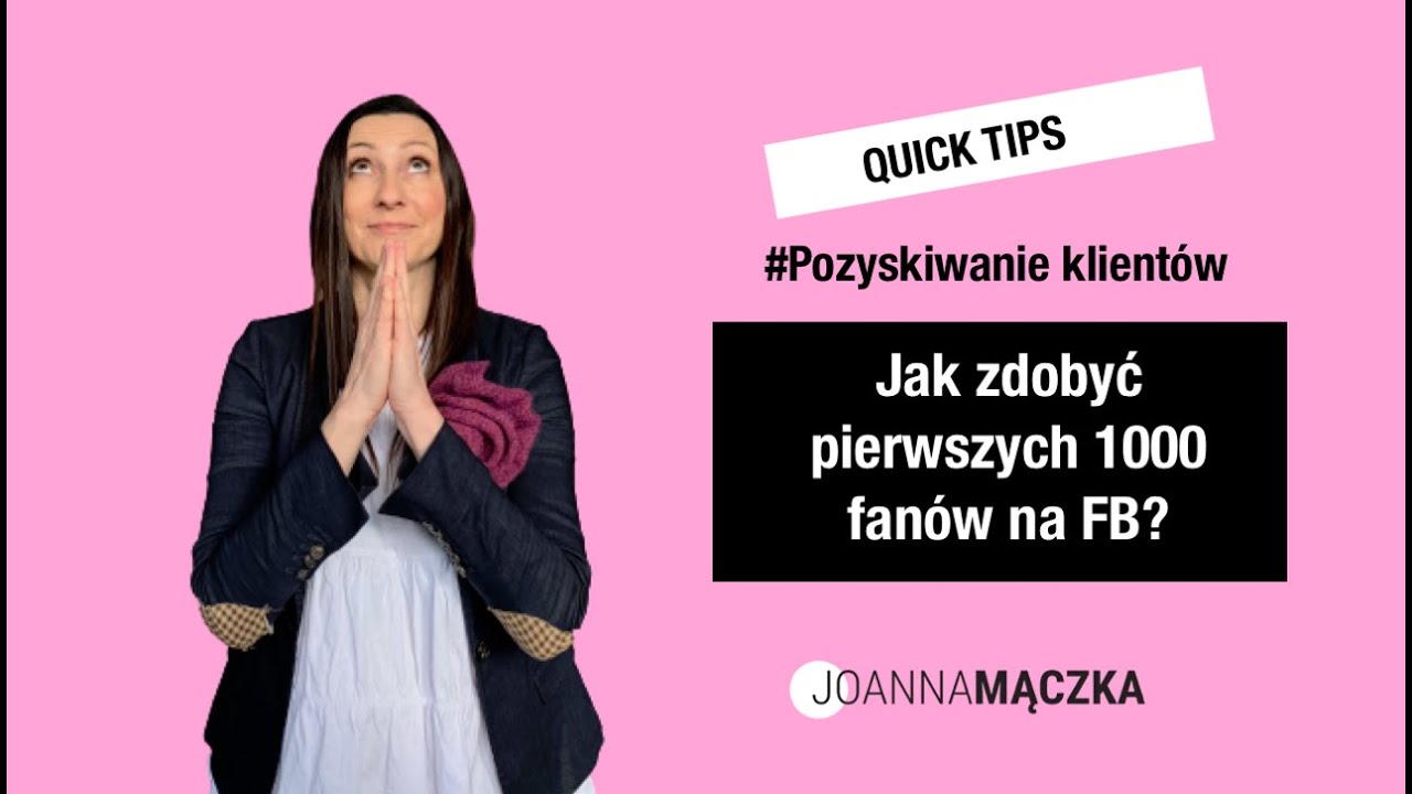 Jak zdobyć pierwszych 1000 fan&oacute;w na FB?
