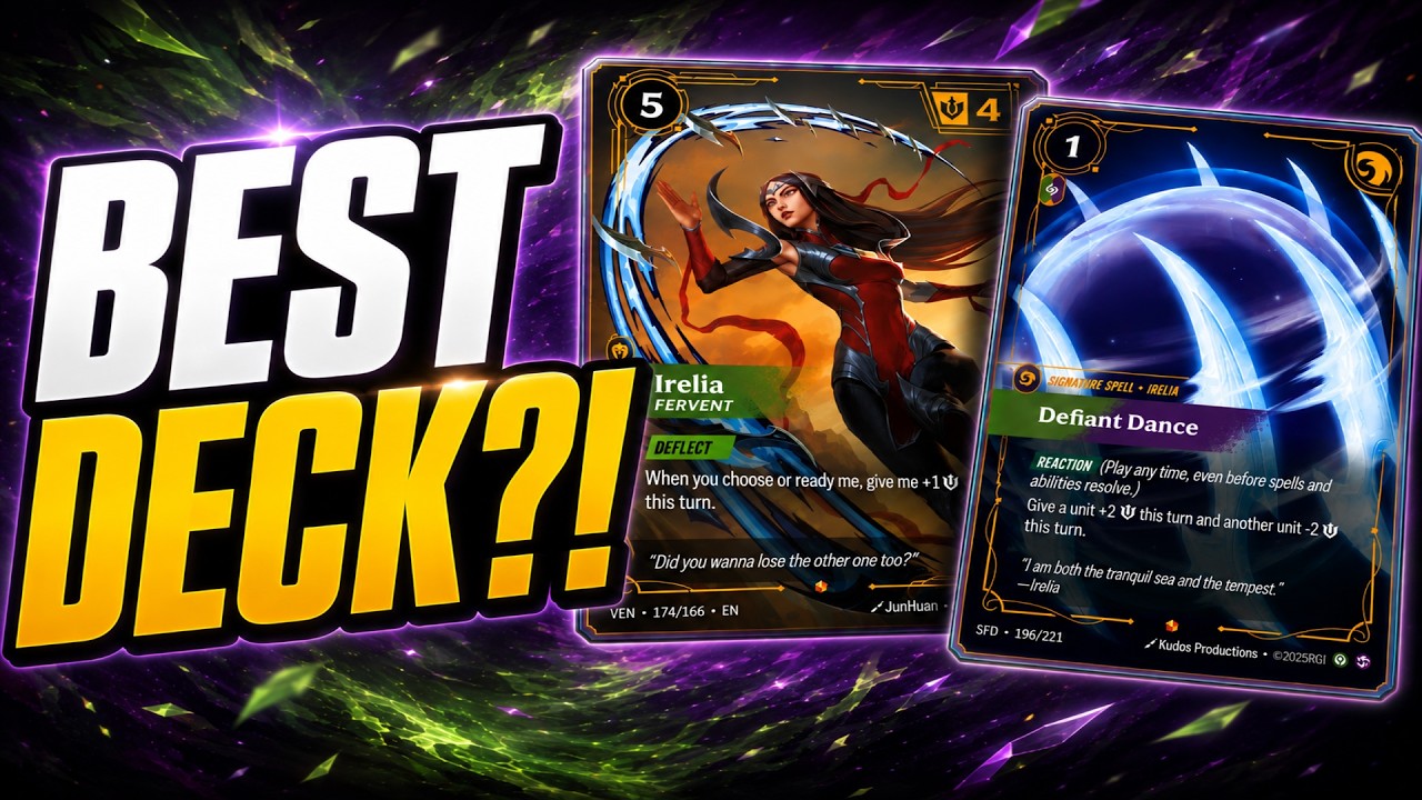 Irelia Might Be the BEST Deck in Set 4! (Deck Guide + Analysis)