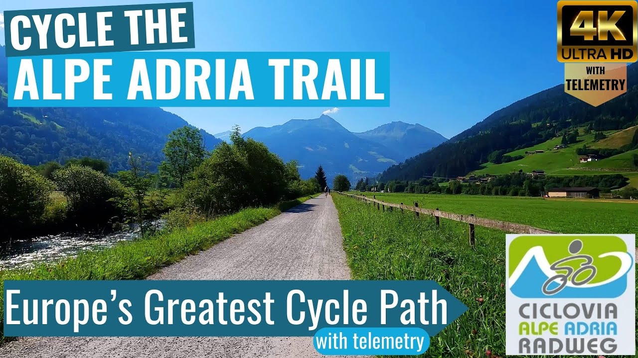 Ciclovia Alpe Adria Radweg - Europe's Greatest Cycle Path - Trail Preview with telemetry
