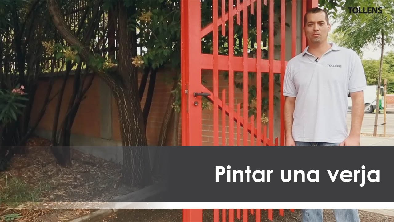Cómo pintar una barandilla, verja, reja metálica