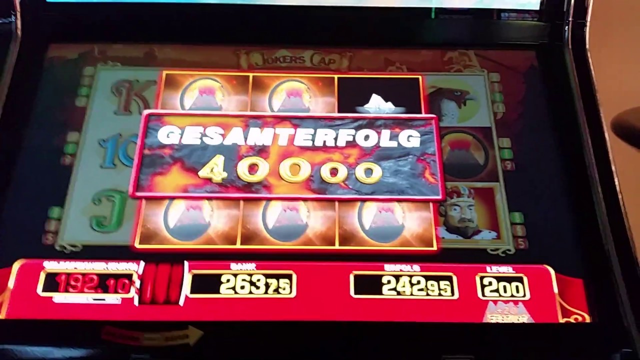 Merkur Magie Jokers Cap 2 Euro fach + 20 Cent Jackpot Gold Explosion Jackpot 700 Euro Win Casino