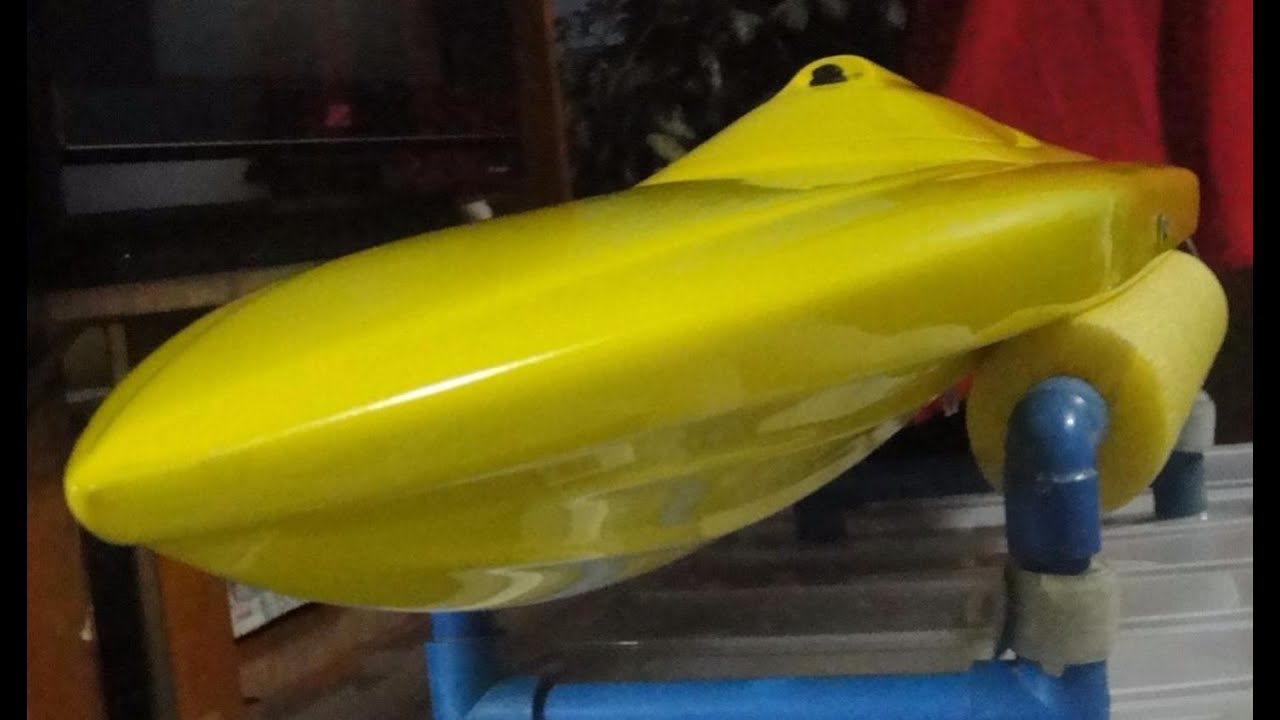 Pursuit rc boat upgraded