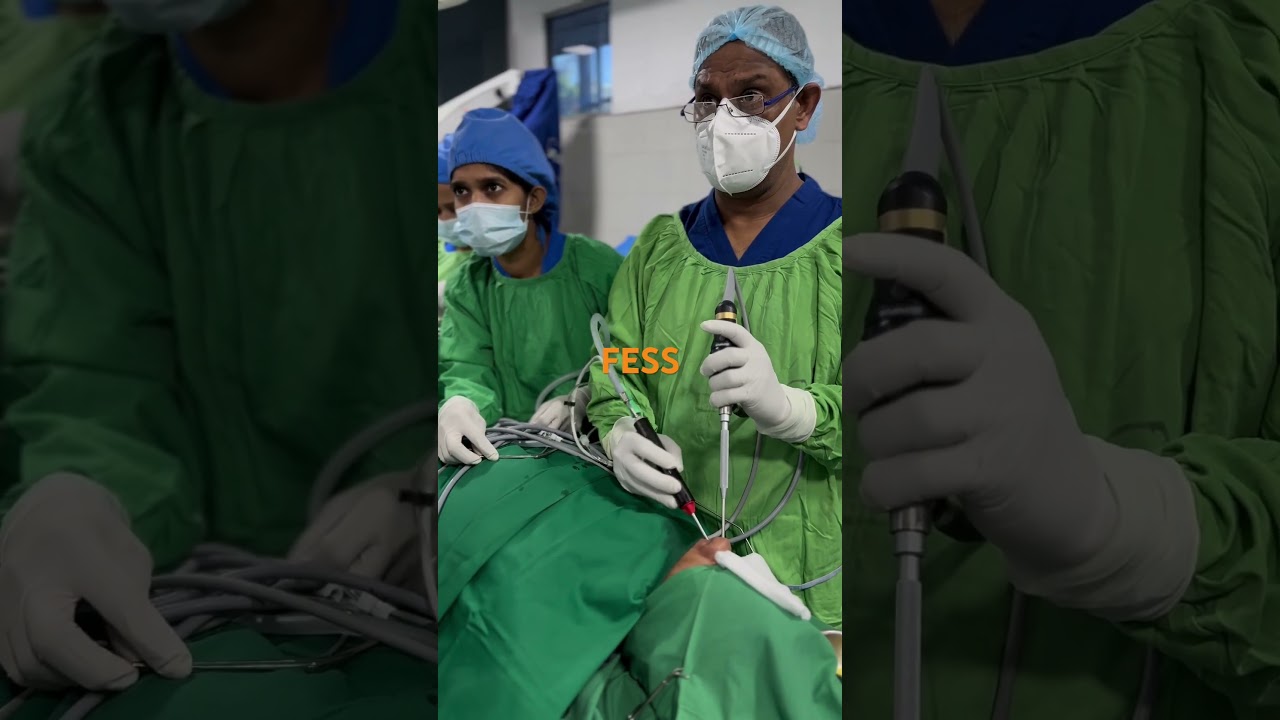 FESS by Dr. SB Etulgama ENT surgeon.👨&zwj;⚕️ #hospital #sinusitistreatment 👌